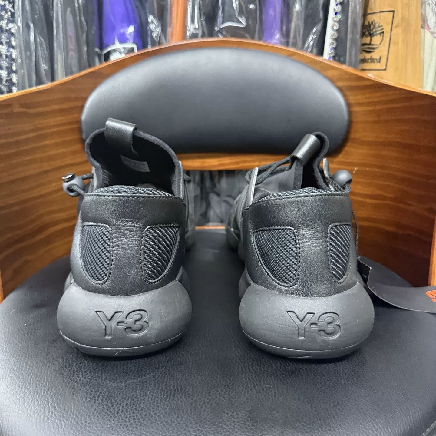 Y-3 Y-3 Yohji Yamamoto Black Sneakers Size US 12 / EU 45 - 3 Thumbnail