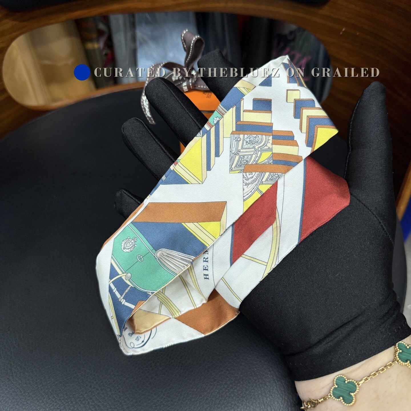 Hermes Hermes Twilly Silk Scarf Size ONE SIZE - 4 Thumbnail