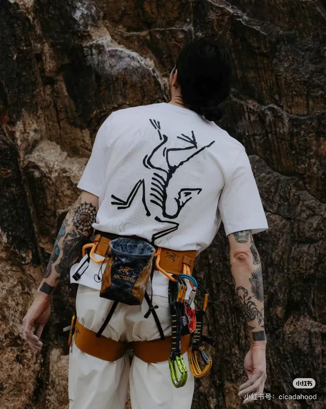 Arc'teryx Arcteryx Multi Bird White Short Sleeve Size US L / EU 52-54 / 3 - 8 Thumbnail