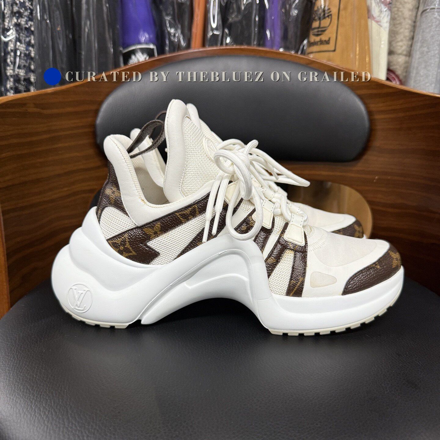 Louis Vuitton Louis Vuitton Archlight Monogram White Brown Size US 6 / IT 36 - 4 Thumbnail