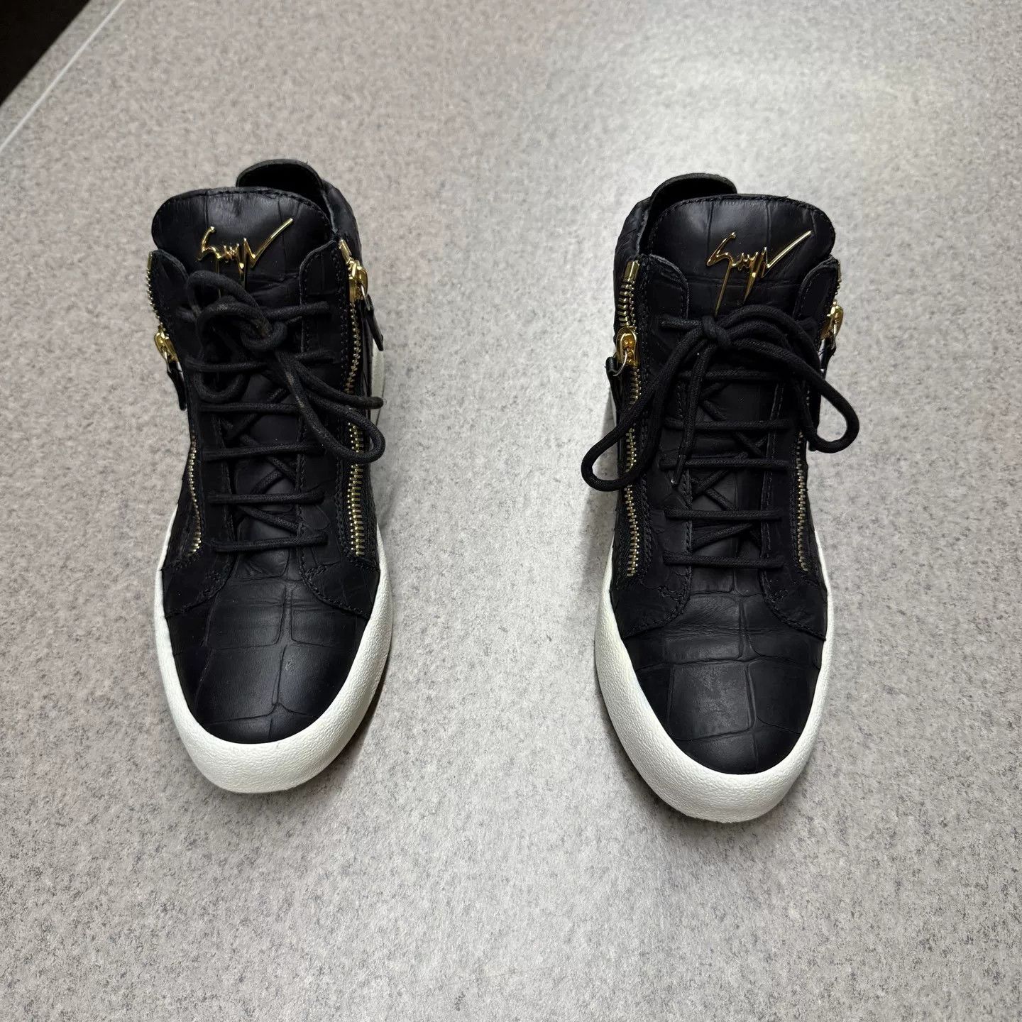 Giuseppe Zanotti Giuseppe Zanotti GZ Crocodile Leather Casual Shoes Size US 8.5 / EU 41-42 - 8 Thumbnail