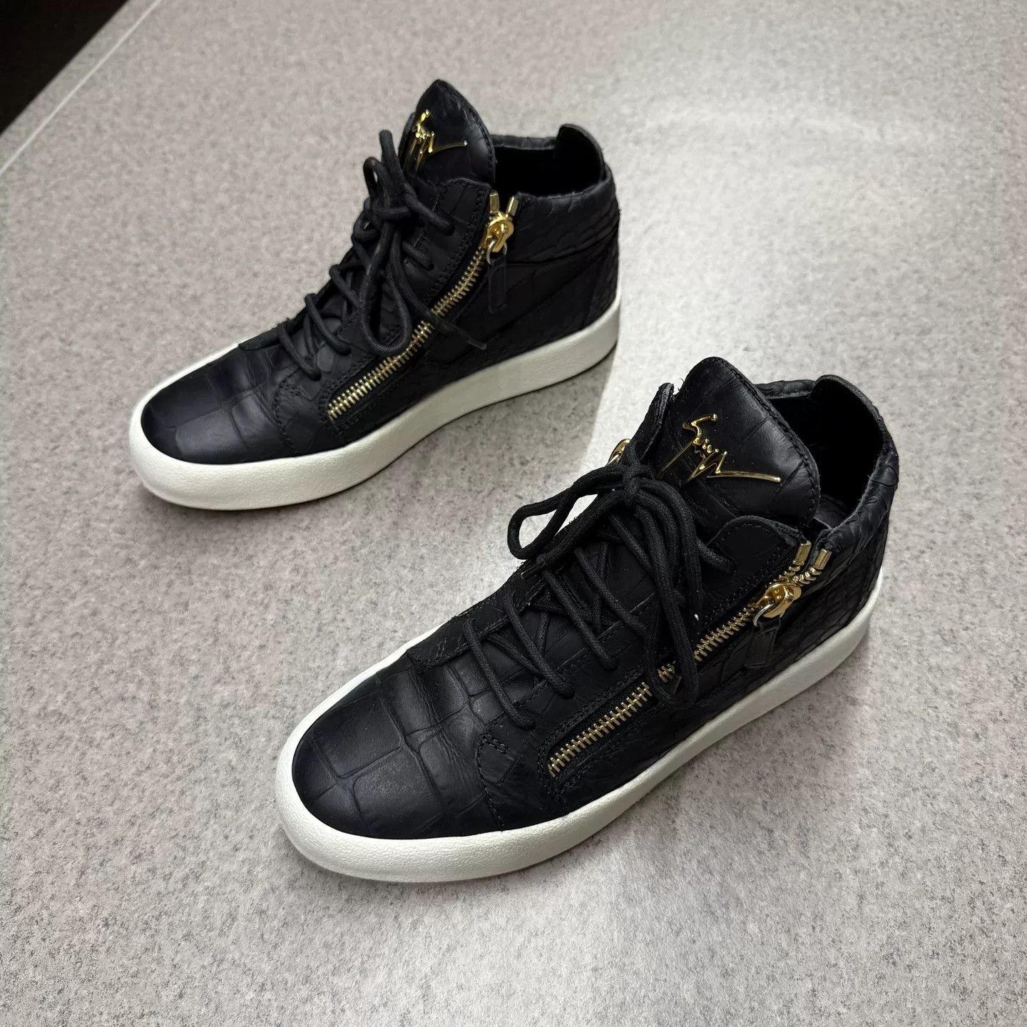 Giuseppe Zanotti Giuseppe Zanotti GZ Crocodile Leather Casual Shoes Size US 8.5 / EU 41-42 - 5 Thumbnail