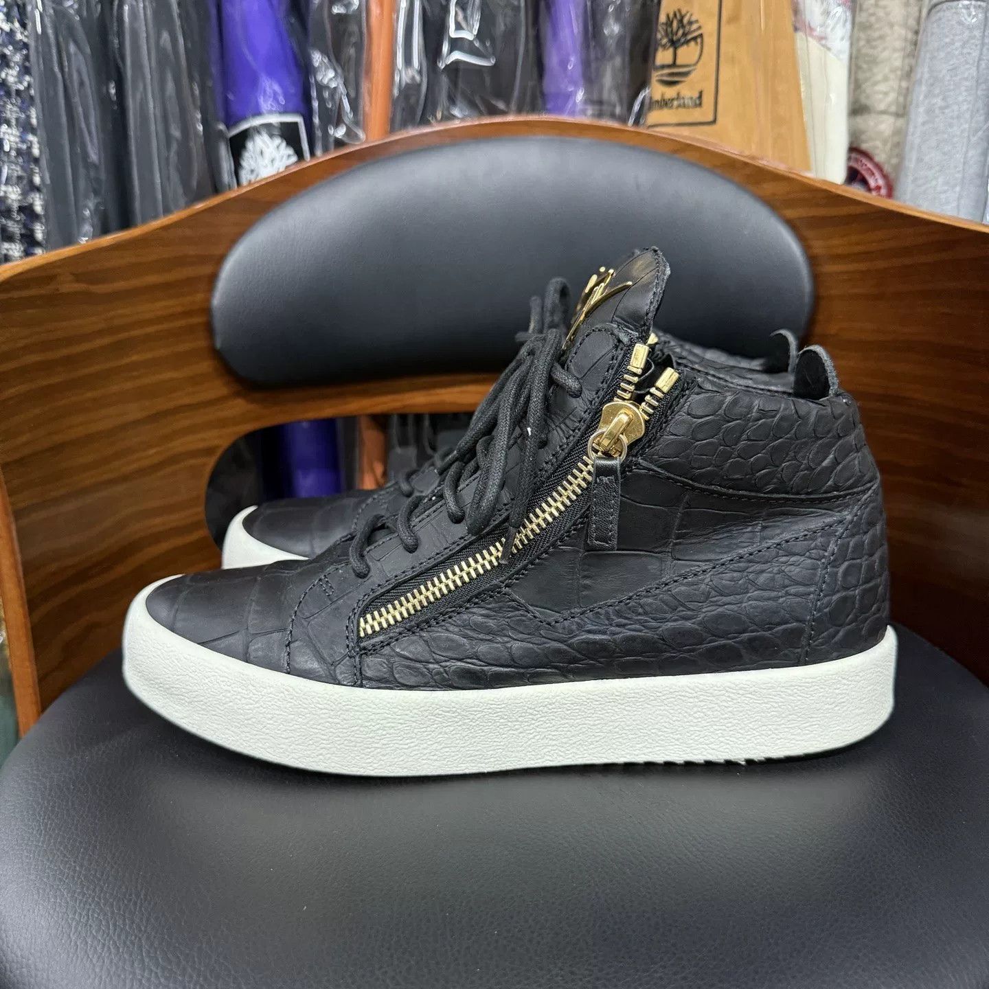 Giuseppe Zanotti Giuseppe Zanotti GZ Crocodile Leather Casual Shoes Size US 8.5 / EU 41-42 - 6 Thumbnail