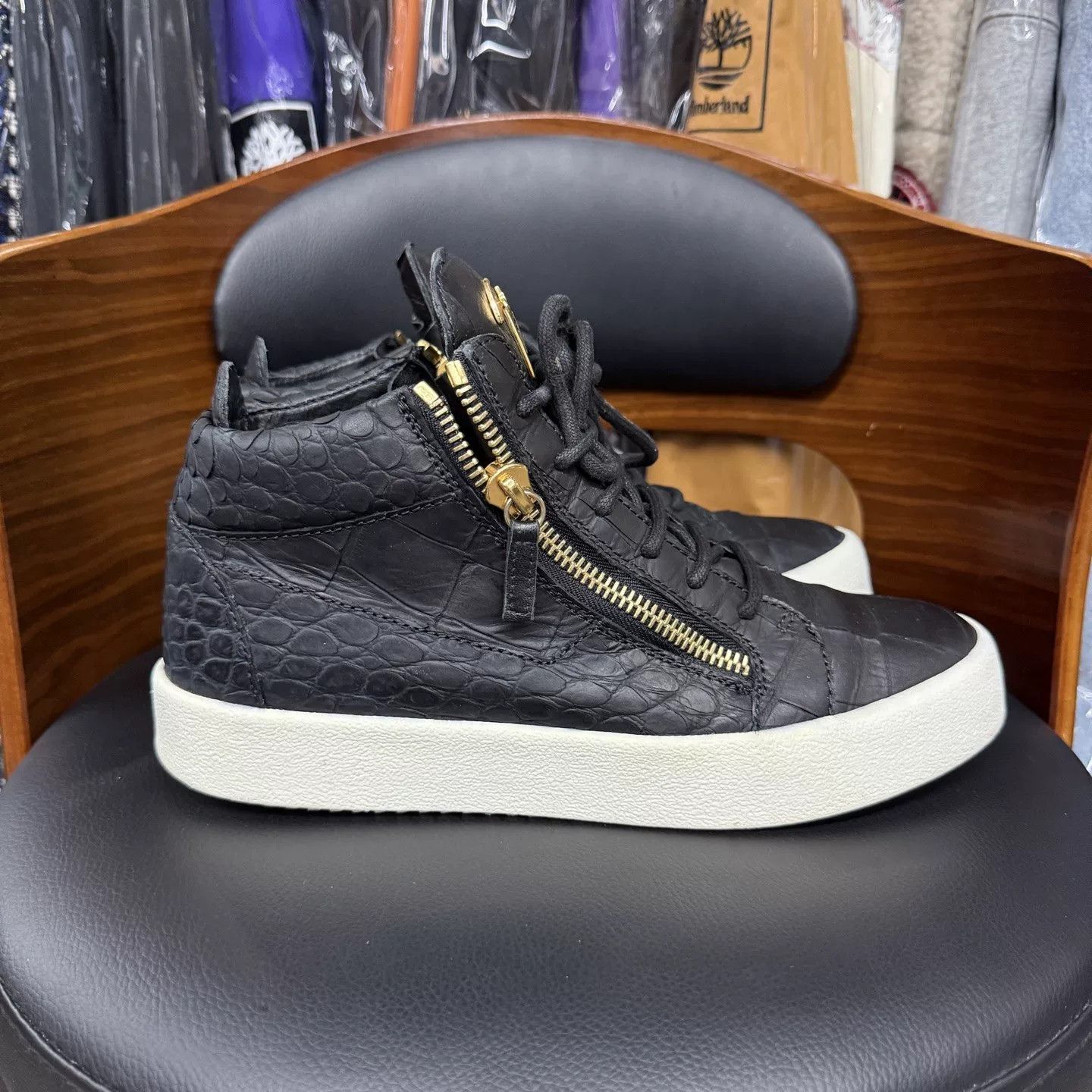 Giuseppe Zanotti Giuseppe Zanotti GZ Crocodile Leather Casual Shoes Size US 8.5 / EU 41-42 - 4 Thumbnail