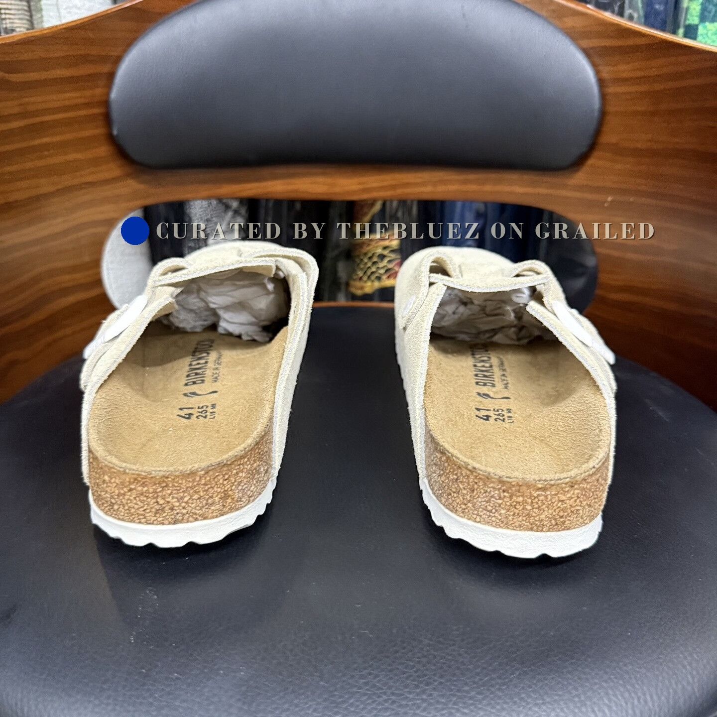 Birkenstock Birkenstock White Closed-Toe Slippers Size US 8 / EU 41 - 3 Thumbnail