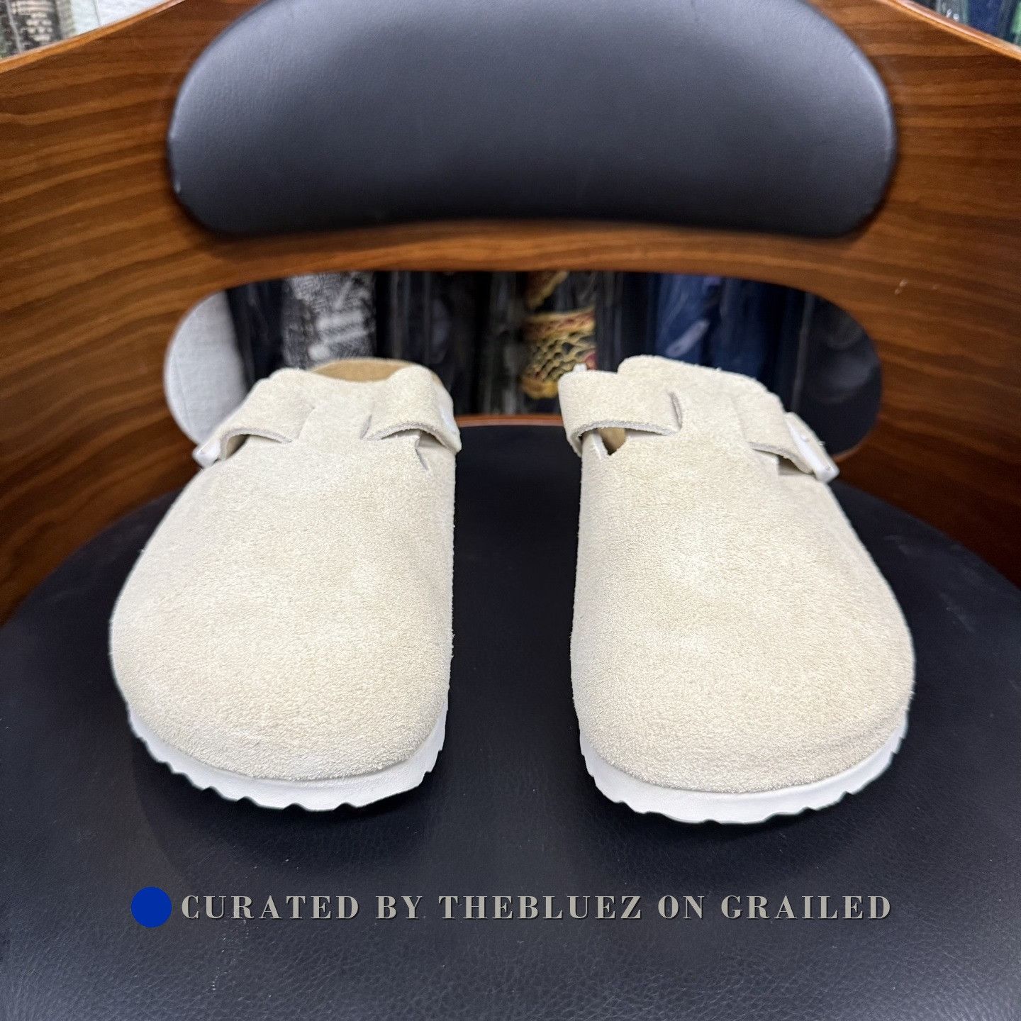 Birkenstock Birkenstock White Closed-Toe Slippers Size US 8 / EU 41 - 2 Thumbnail