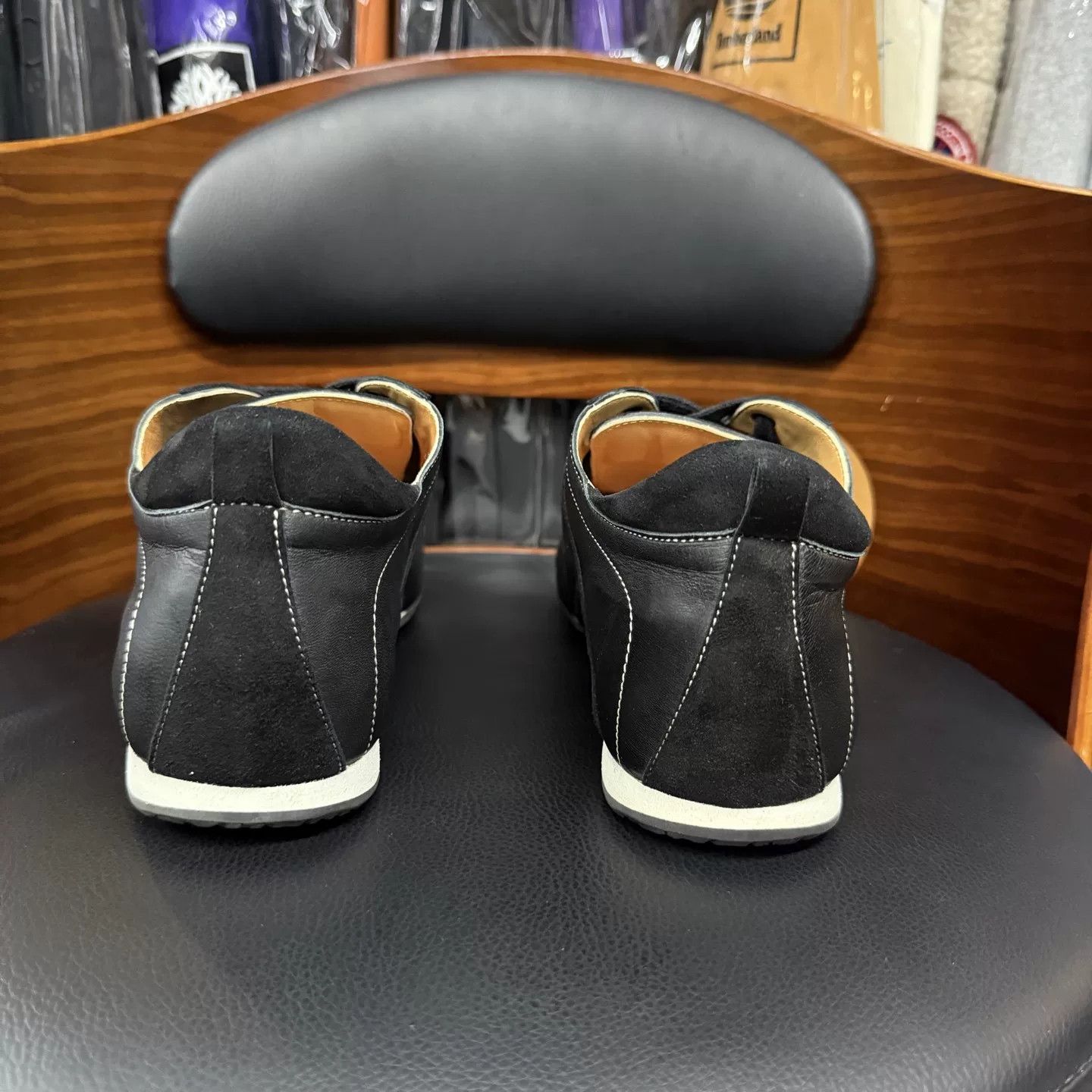 Hermes Hermes Black Calfskin Casual Trainers Size US 7.5 / EU 40-41 - 3 Thumbnail