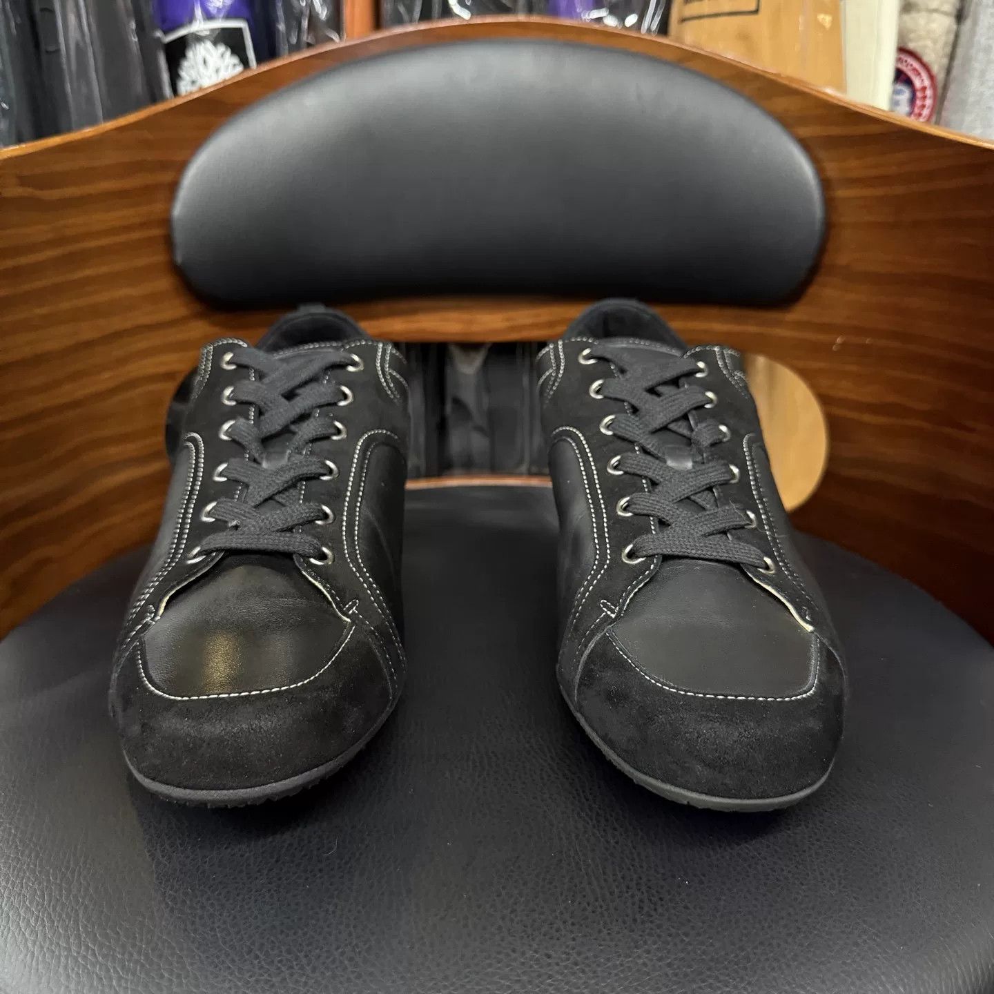 Hermes Hermes Black Calfskin Casual Trainers Size US 7.5 / EU 40-41 - 2 Thumbnail