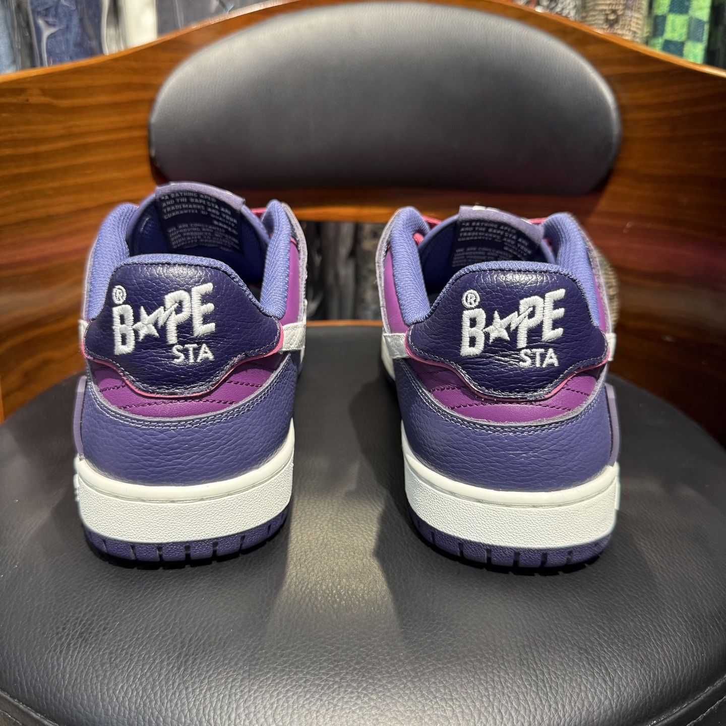 Adidas Bapesta SK8 Purple Sneakers Size US 10 / EU 43 - 3 Thumbnail