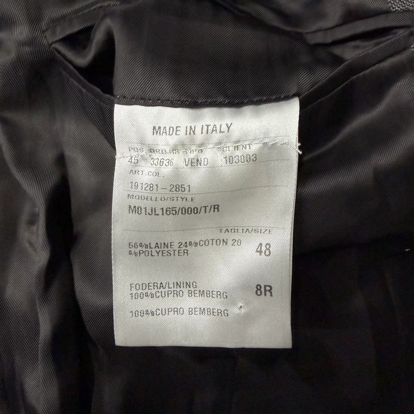 Lanvin LANVIN Gray Suit Jacket Size US M / EU 48-50 / 2 - 4 Thumbnail