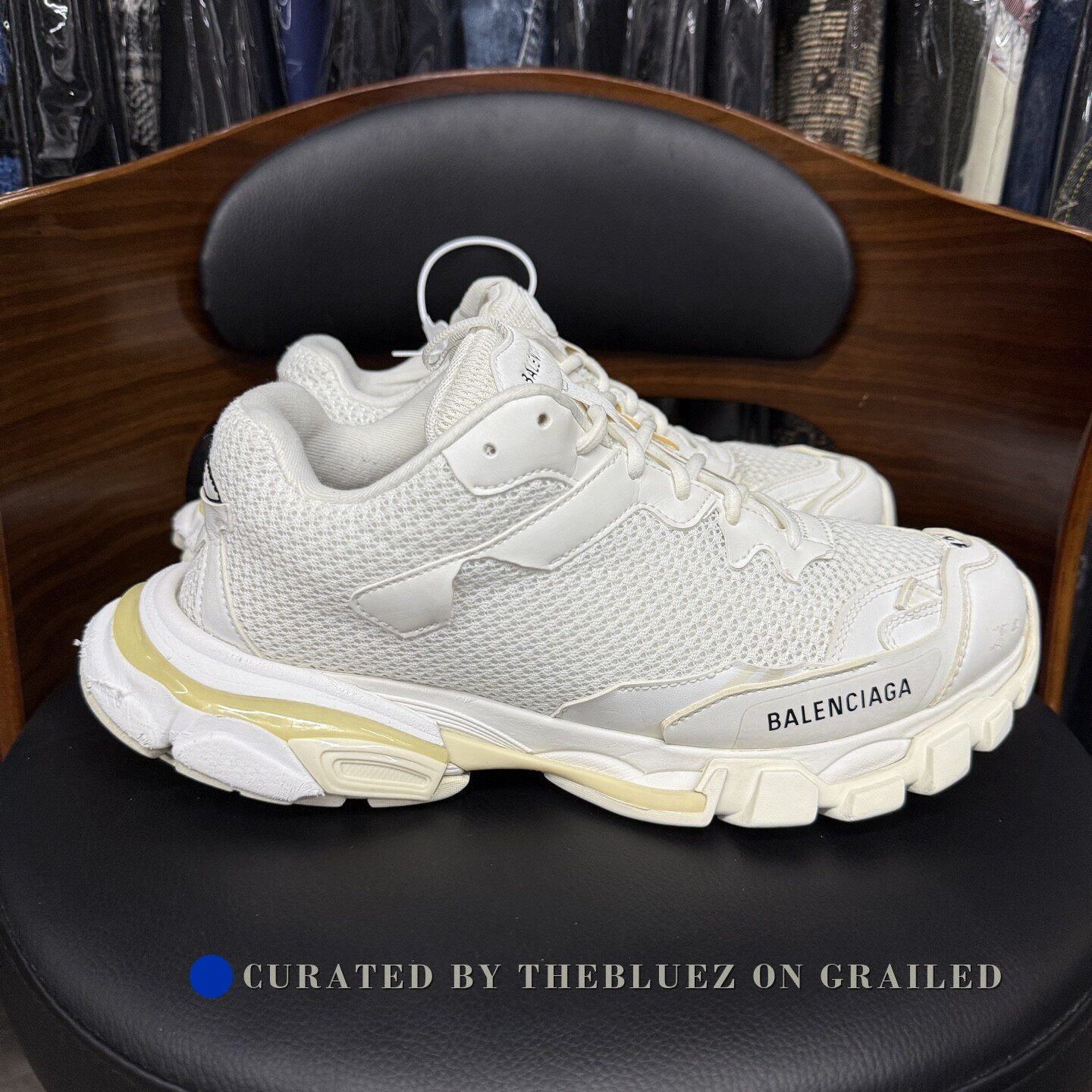 Balenciaga Balenciaga Track 3.0 White Nylon Size US 9 / EU 42 - 4 Thumbnail