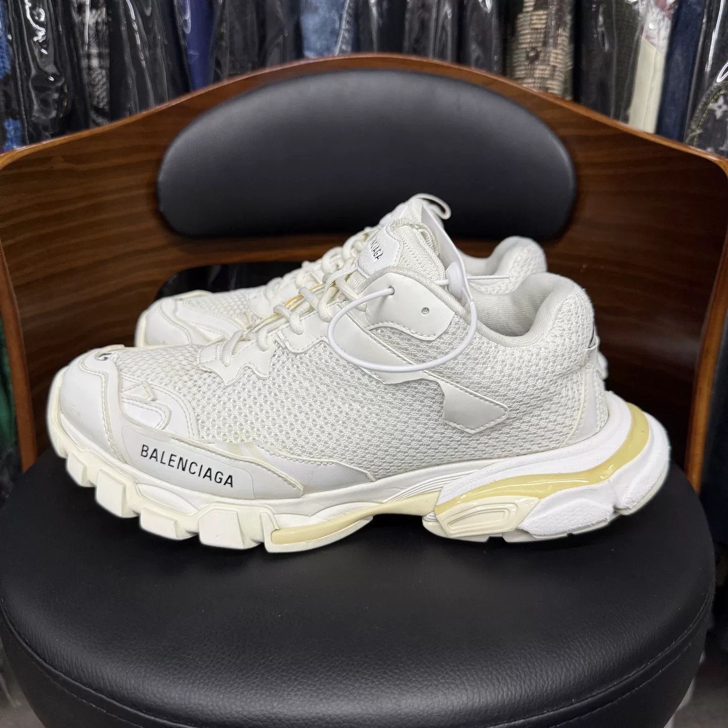 Balenciaga Balenciaga Track 3.0 White Nylon Size US 9 / EU 42 - 6 Thumbnail