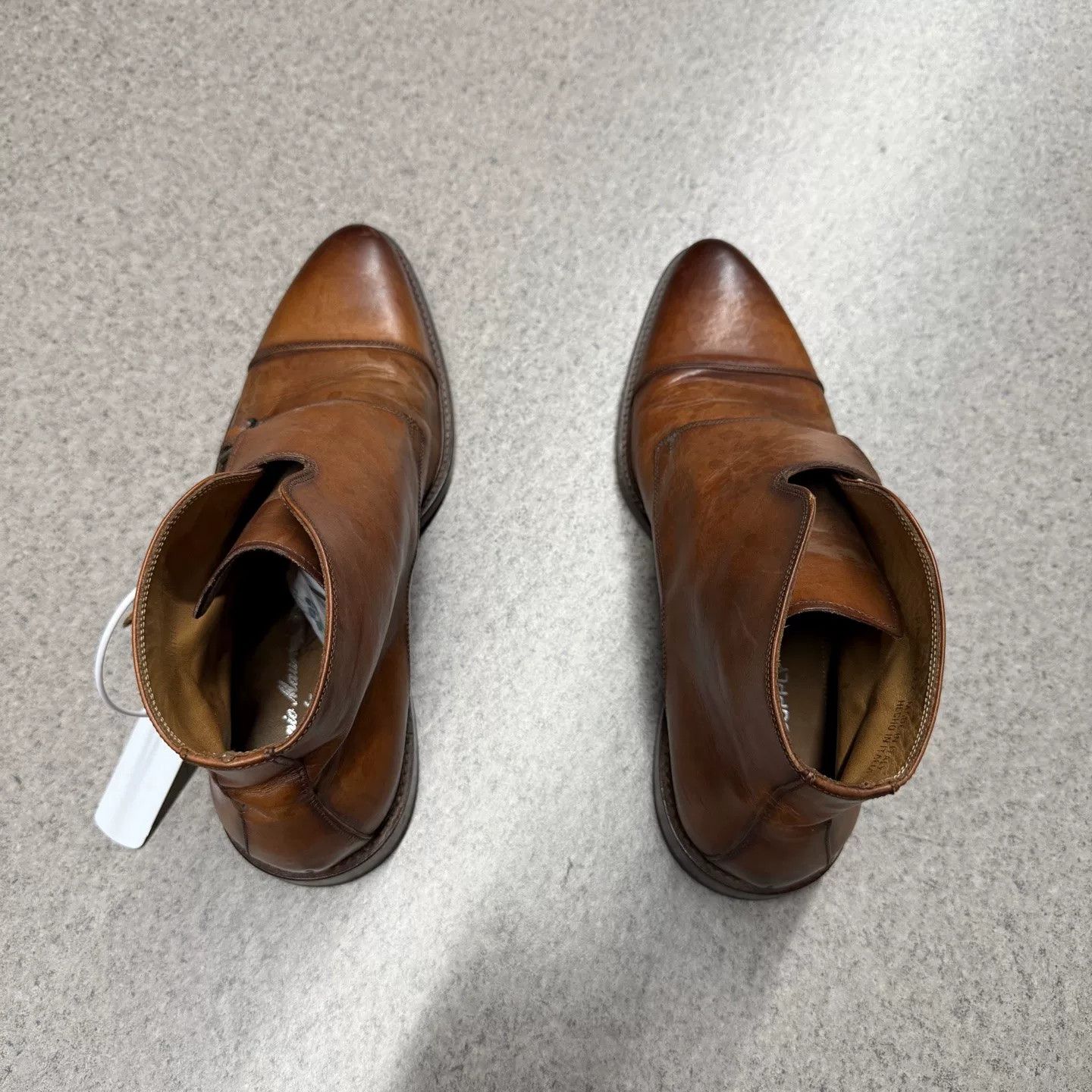 Suitsupply Suitsupply Italian Brown Calf Leather Double Monk Shoes Size US 10 / EU 43 - 8 Thumbnail