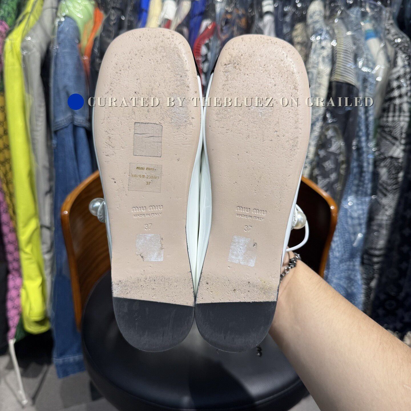 Miu Miu Miu Miu Mary Jane Flat Shoes Size US 6 / IT 36 - 9 Thumbnail