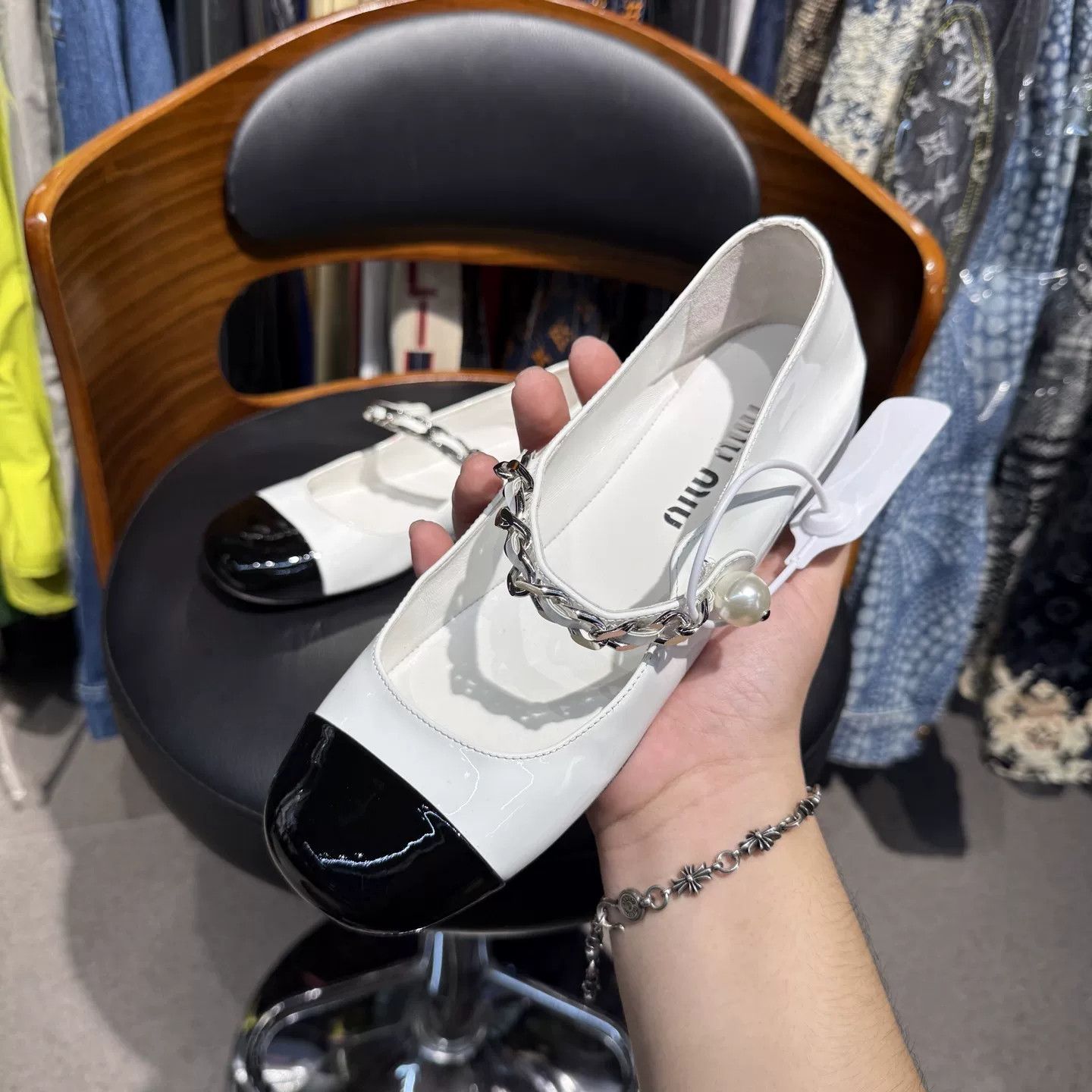 Miu Miu Miu Miu Mary Jane Flat Shoes Size US 6 / IT 36 - 5 Thumbnail