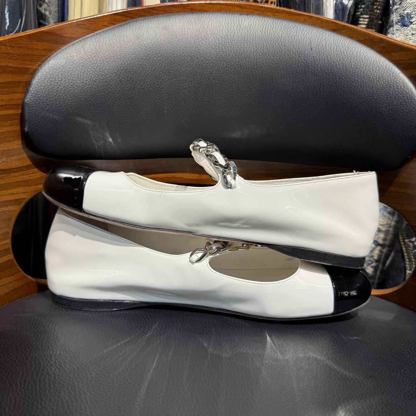 Miu Miu Miu Miu Mary Jane Flat Shoes Size US 6 / IT 36 - 7 Thumbnail