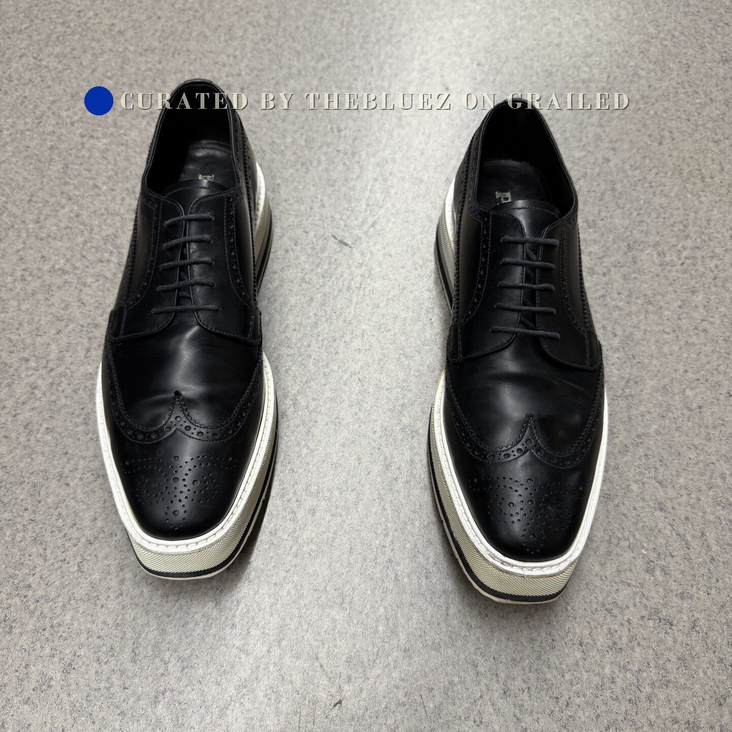 Prada Prada Black Carved Platform Shoes Size US 12 / IT 42 - 8 Thumbnail
