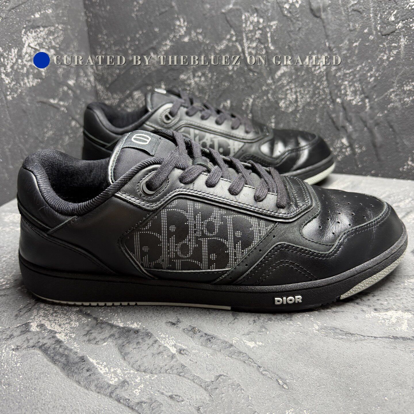 Dior Dior B27 Black Monogram Sneakers Size US 11 / EU 44 - 4 Thumbnail