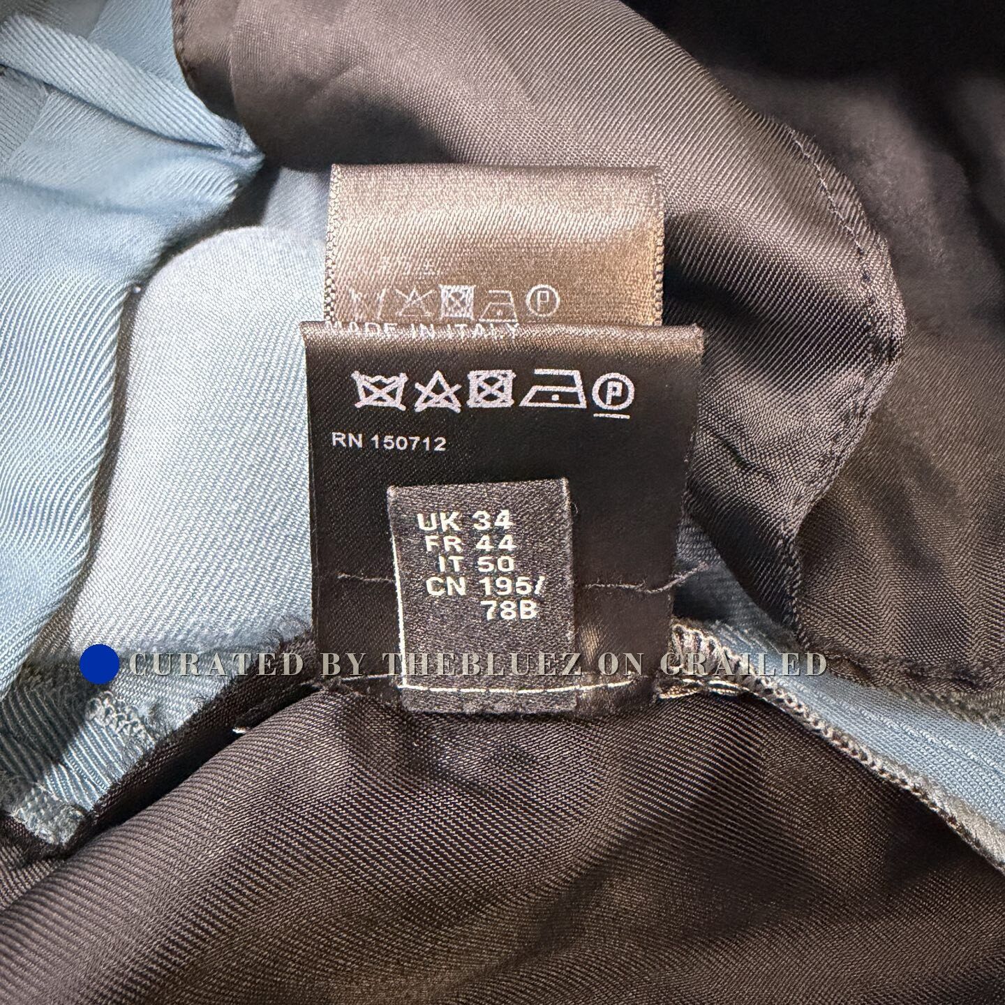 Amiri AMIRI Blue Suit Trousers Size US 34 / EU 50 - 3 Thumbnail