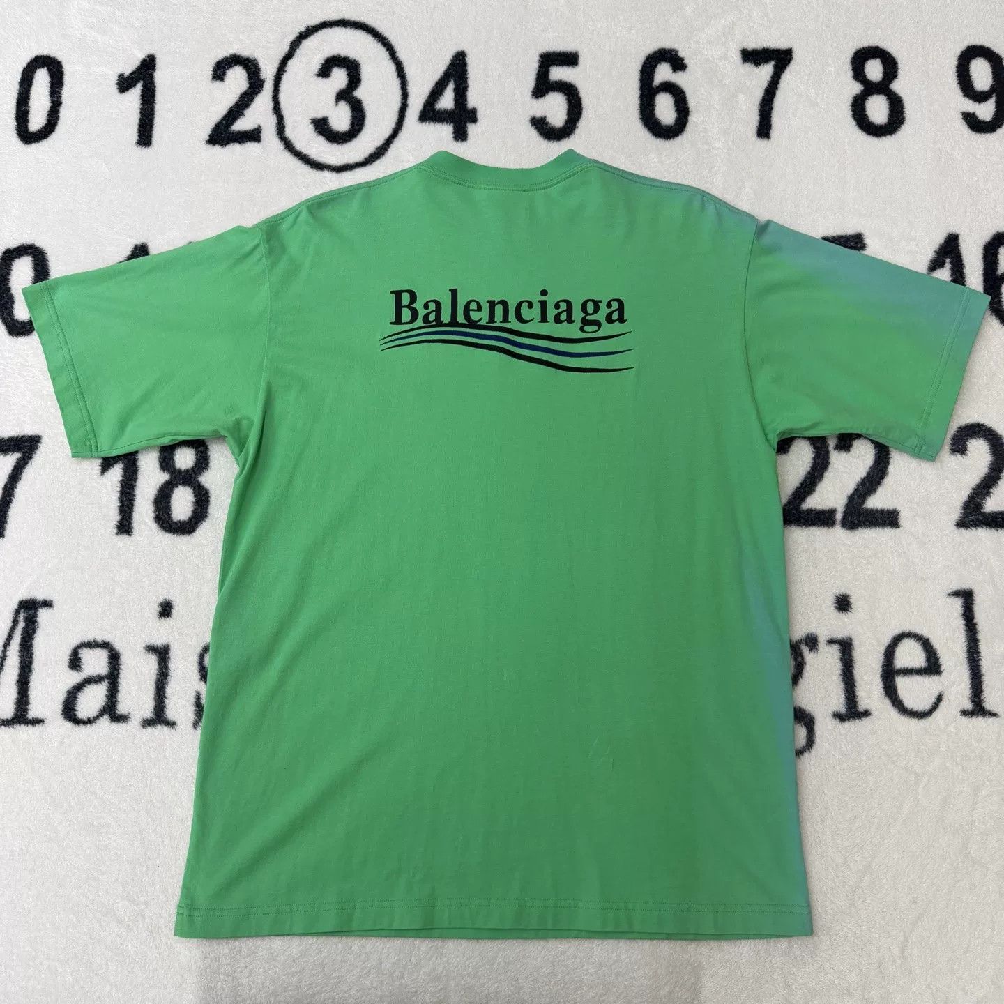 Balenciaga Balenciaga Green Cola Short Sleeve Size US XS / EU 42 / 0 - 2 Thumbnail