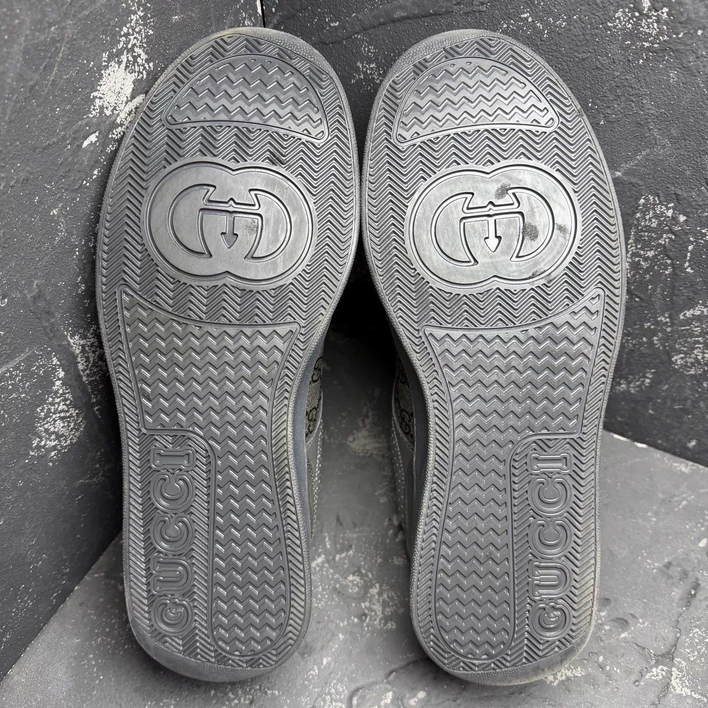 Gucci Gucci Gray Printed Sneakers Size US 11 / EU 44 - 6 Thumbnail