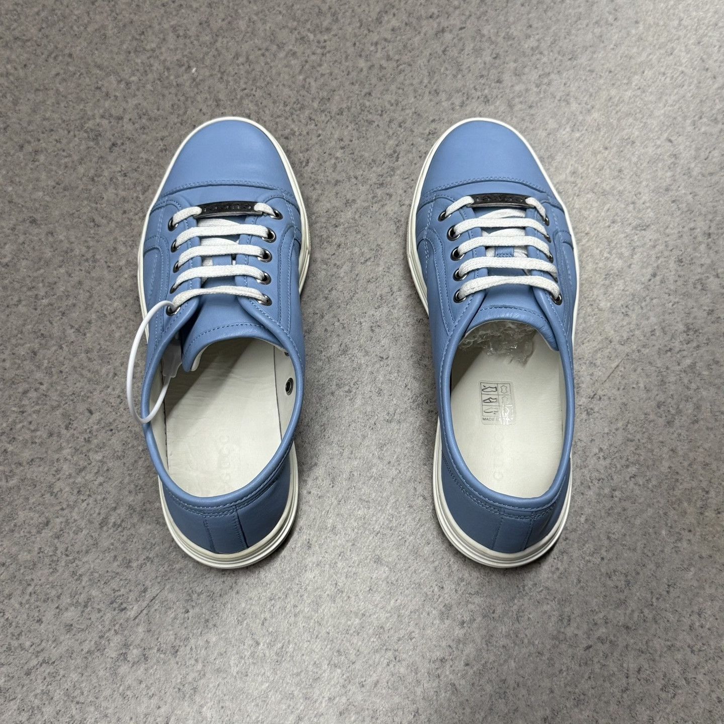 Gucci Gucci White Blue Sneakers Size US 5.5 / IT 35.5 - 8 Thumbnail