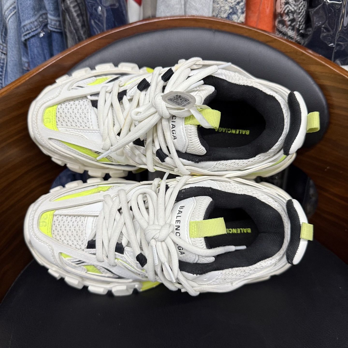 Balenciaga Balenciaga Track White Green Distressed Size US 5 / IT 35 - 8 Thumbnail