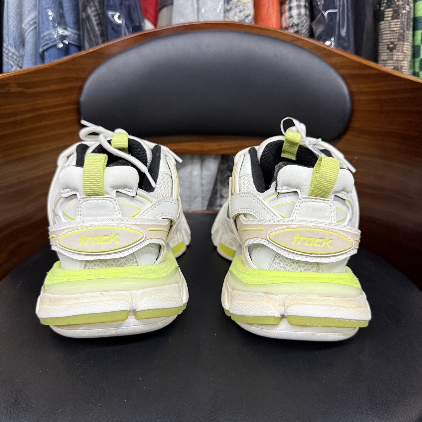 Balenciaga Balenciaga Track White Green Distressed Size US 5 / IT 35 - 3 Thumbnail