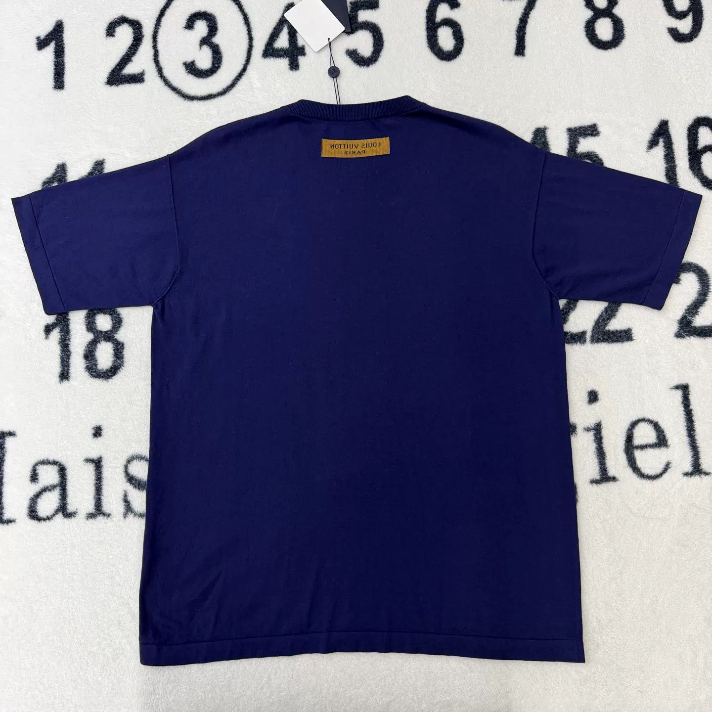 Louis Vuitton Louis Vuitton Purple Logo Knit T-Shirt Size US L / EU 52-54 / 3 - 3 Thumbnail