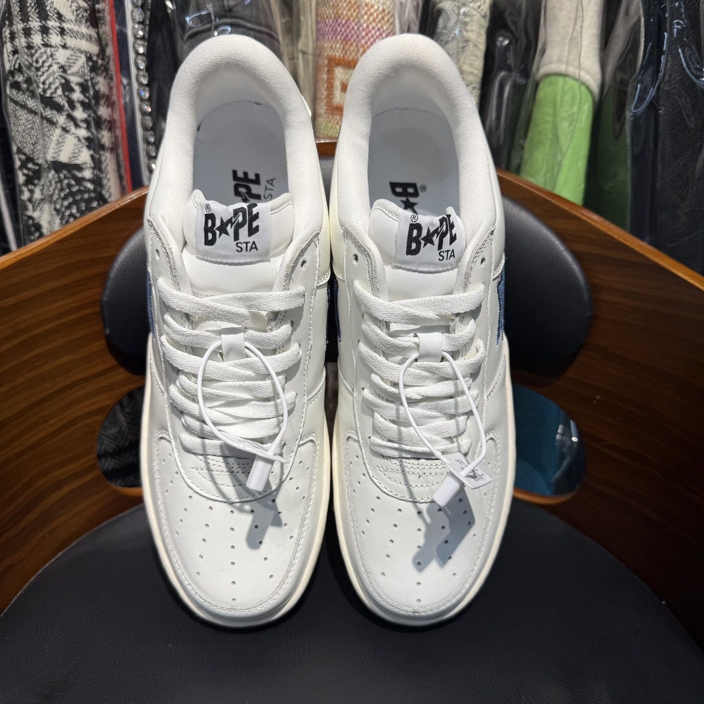 Adidas Bapesta X 2Ful Collaboration White Blue Size US 10 / EU 43 - 5 Thumbnail