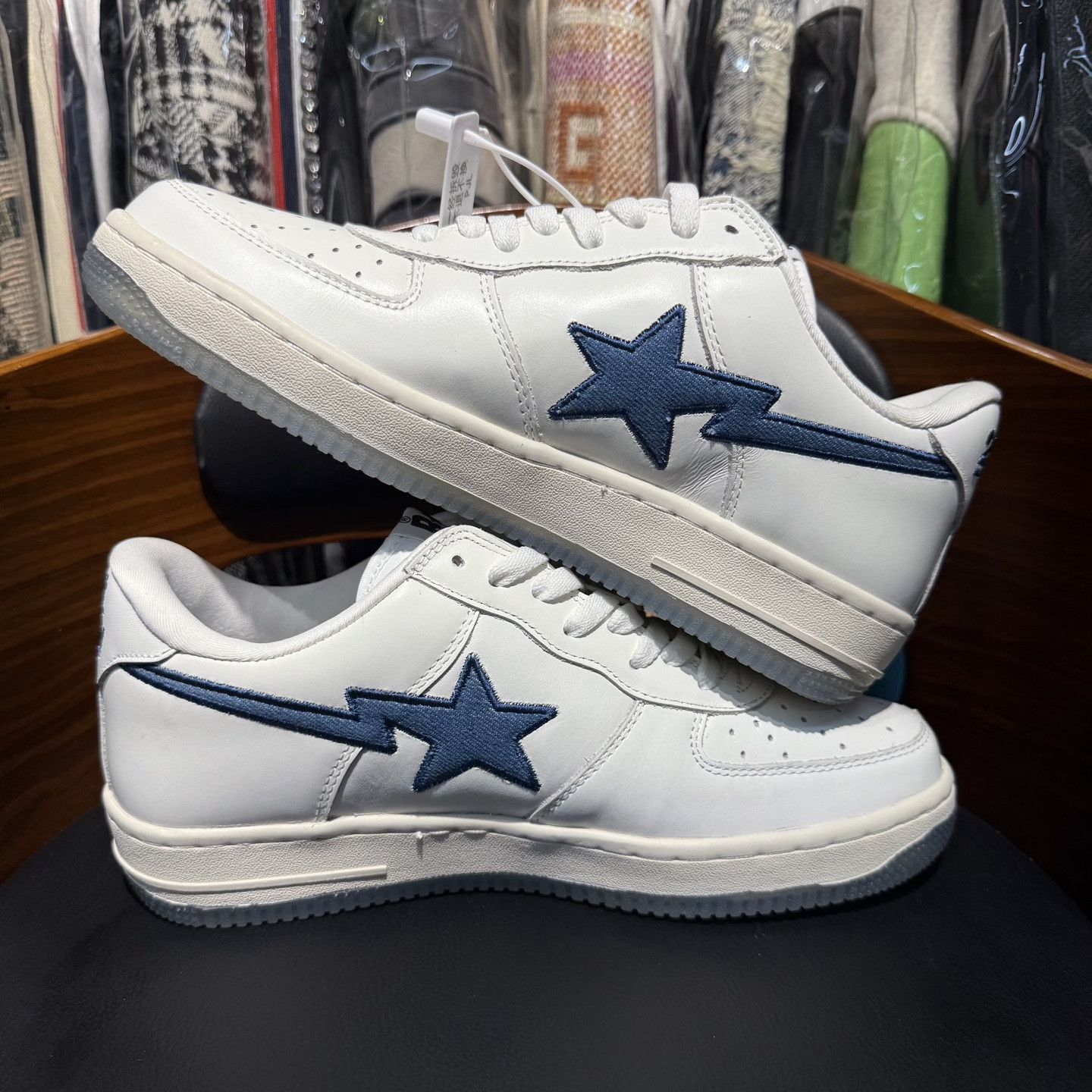 Adidas Bapesta X 2Ful Collaboration White Blue Size US 10 / EU 43 - 7 Thumbnail