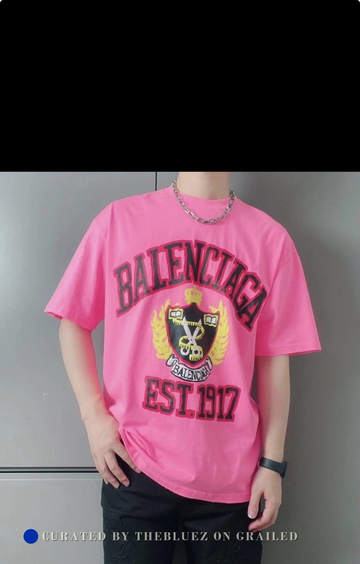 Balenciaga Balenciaga Pink Wheat Ear T-Shirt Size XXS / US 00 / IT 34 - 9 Thumbnail