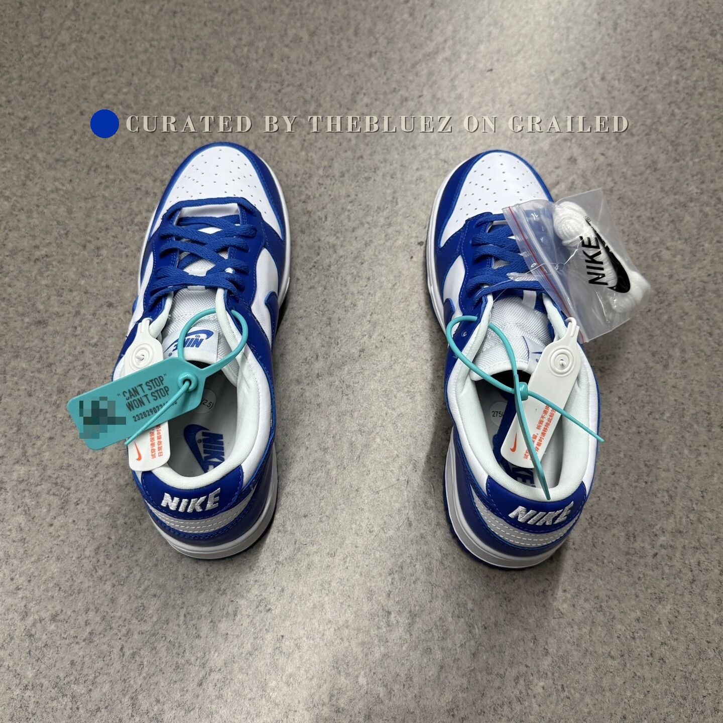 Nike Dunk Kentucky Sky Blue White Size US 10 / EU 43 - 8 Thumbnail