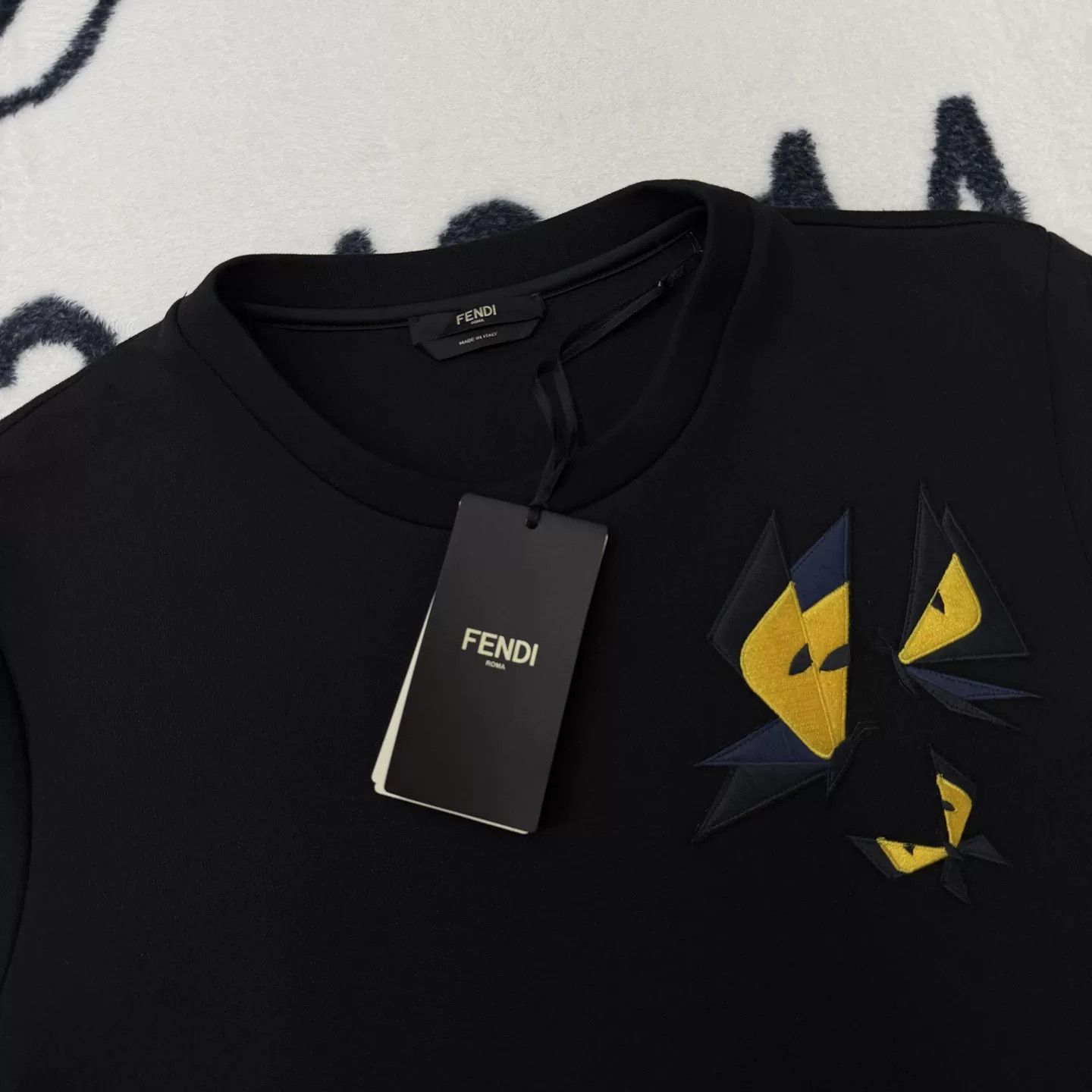 Fendi Fendi Little Monster Black Long Sleeve Size US S / EU 44-46 / 1 - 3 Thumbnail