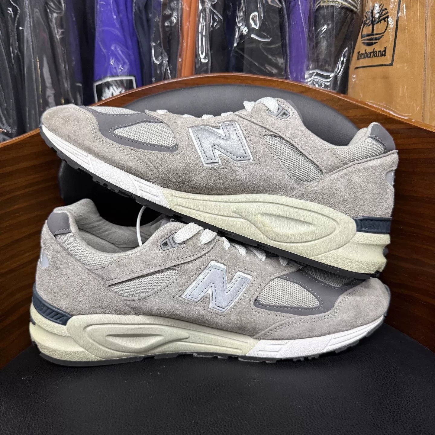 New Balance New Balance 990V2 Original Gray Size US 11 / EU 44 - 7 Thumbnail