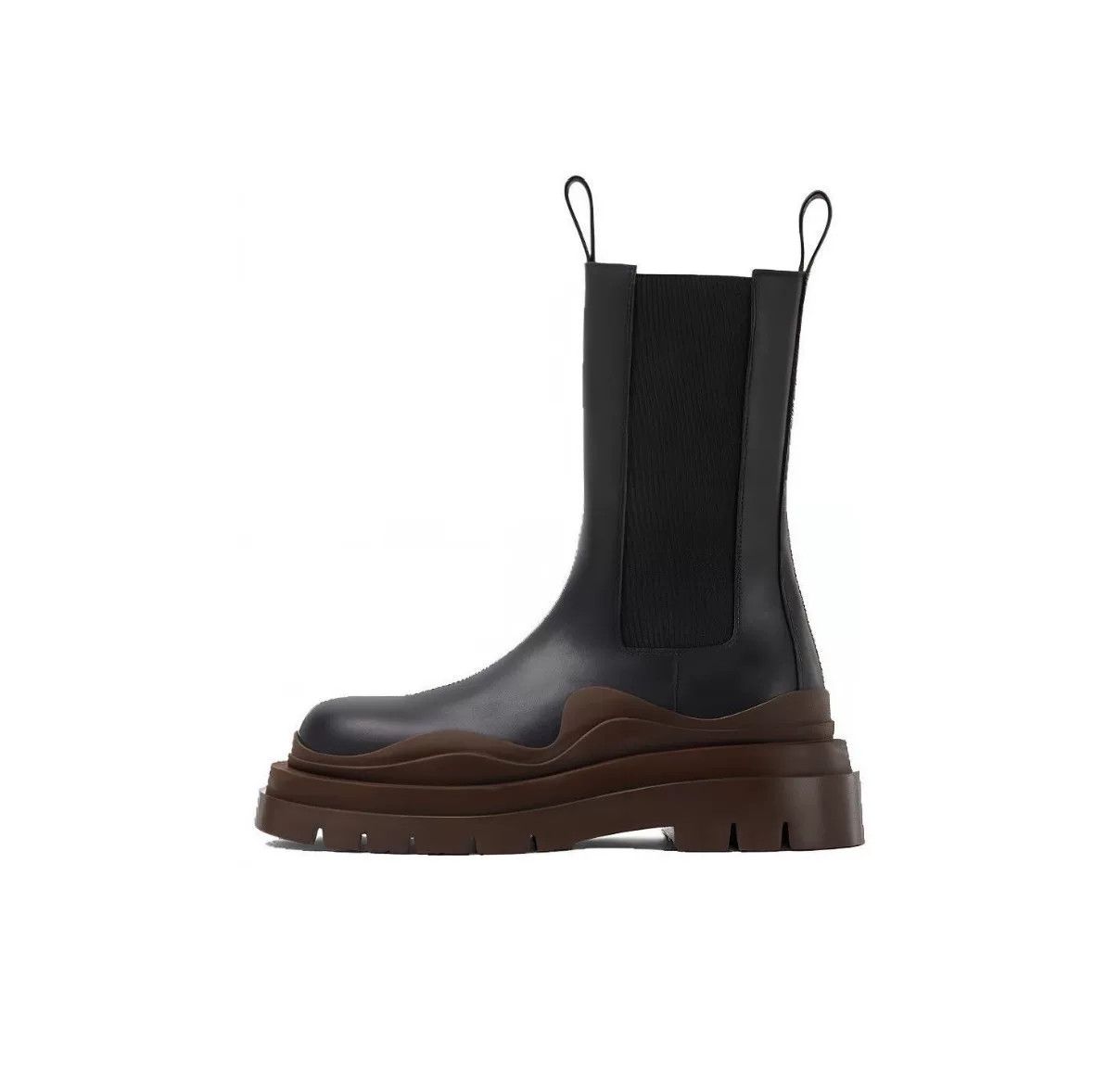 Bottega Veneta Bottega Veneta Black Brown Chelsea Boots Size US 7 / IT 37 - 9 Thumbnail