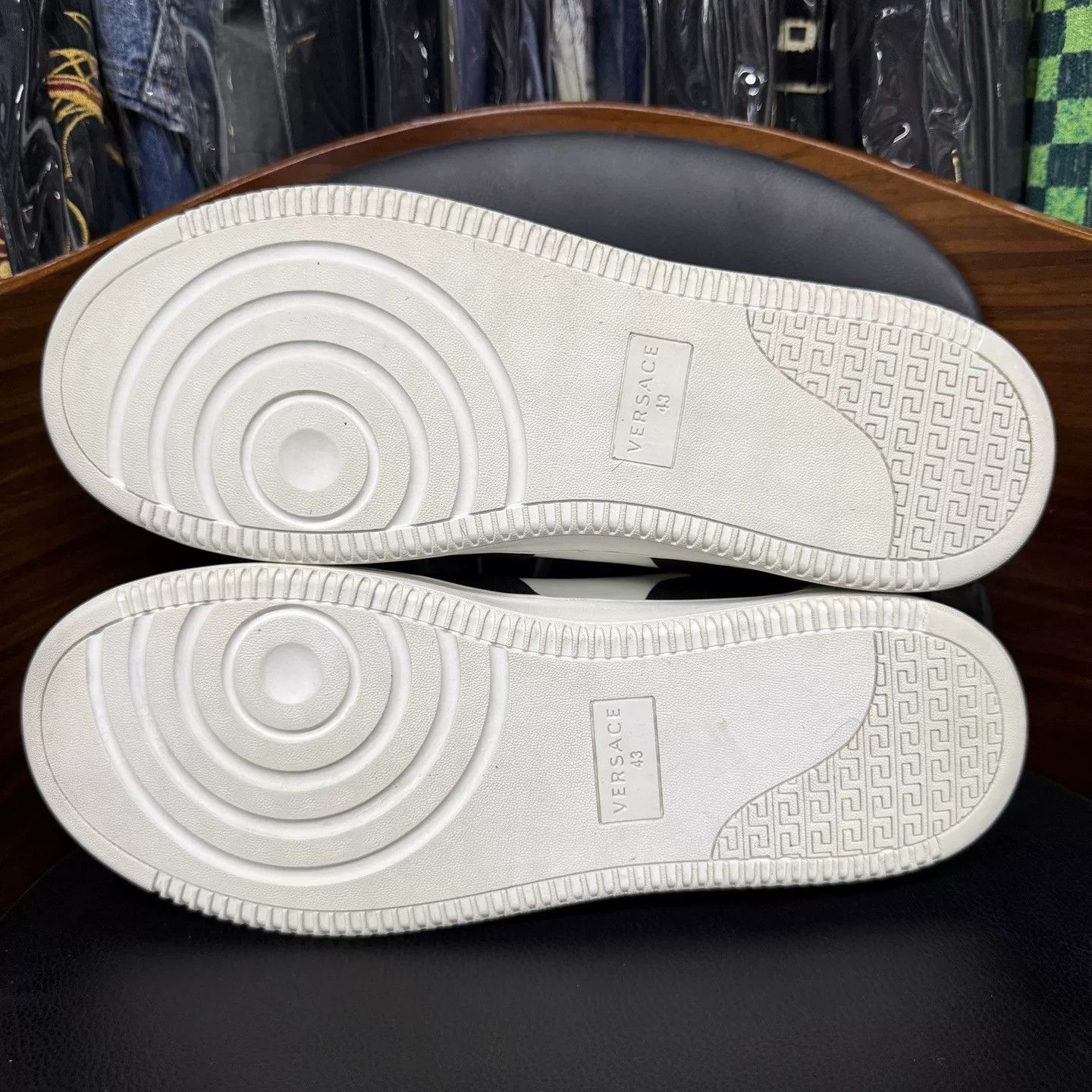 Versace Versace Medusa Black White Platform Sneakers Size US 10 / EU 43 - 9 Thumbnail