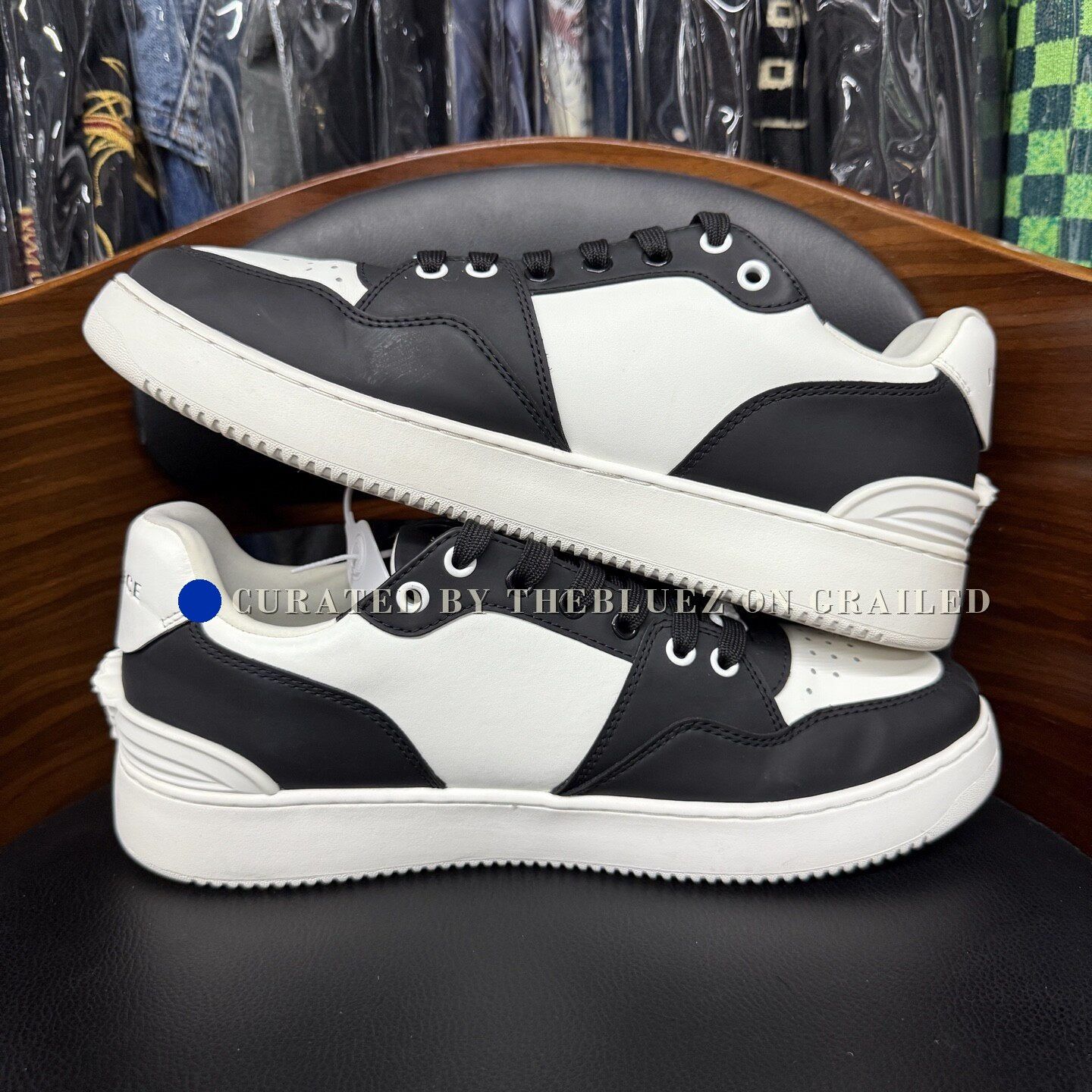 Versace Versace Medusa Black White Platform Sneakers Size US 10 / EU 43 - 7 Thumbnail