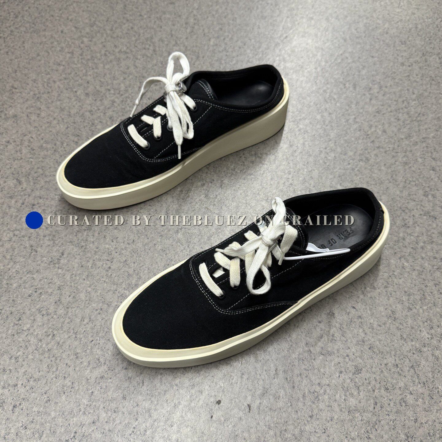 Fear of God Fear of God 101 Black Slip-On Mules Size US 10 / EU 43 - 5 Thumbnail