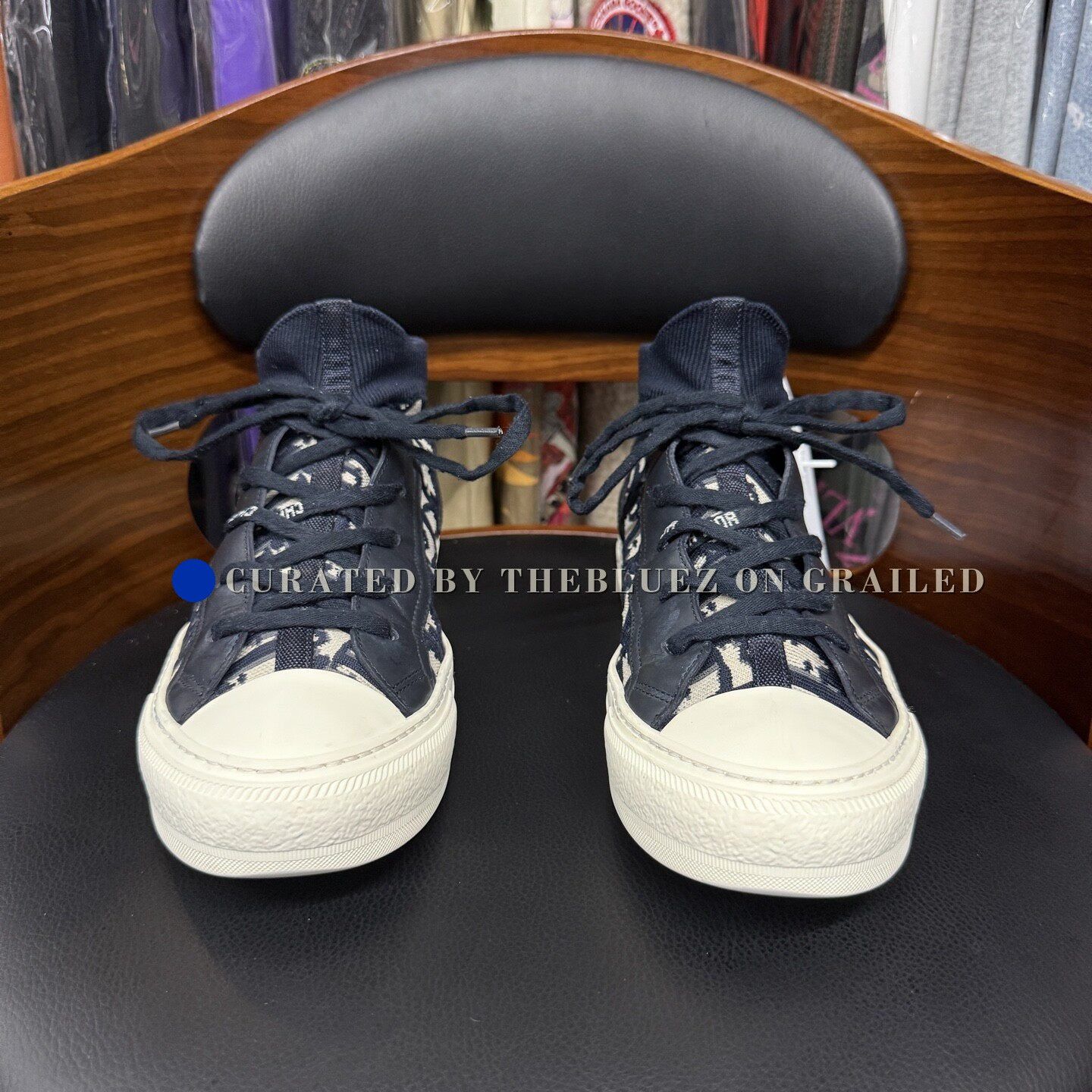 Dior Dior Walk 'n' Dior Blue White Platform Sneakers Size US 7.5 / IT 37.5 - 2 Thumbnail