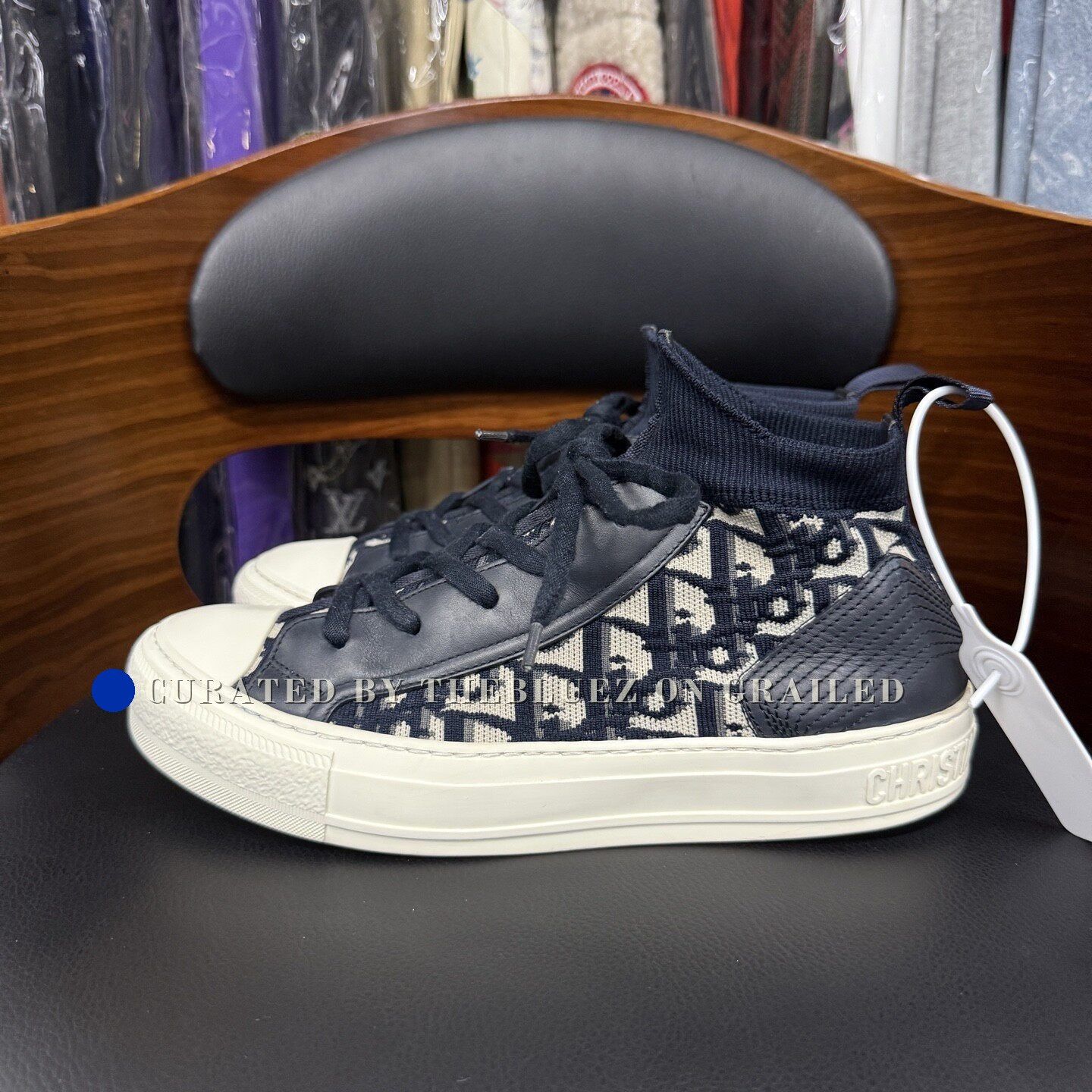 Dior Dior Walk 'n' Dior Blue White Platform Sneakers Size US 7.5 / IT 37.5 - 6 Thumbnail