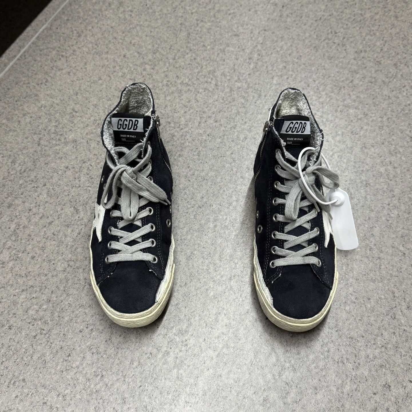 Golden Goose Golden Goose Black High-Top Sneakers Size US 5 / IT 35 - 5 Thumbnail