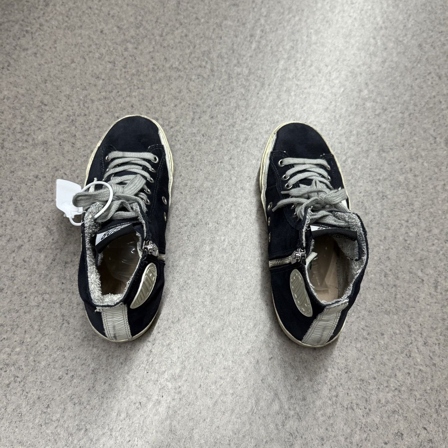 Golden Goose Golden Goose Black High-Top Sneakers Size US 5 / IT 35 - 8 Thumbnail