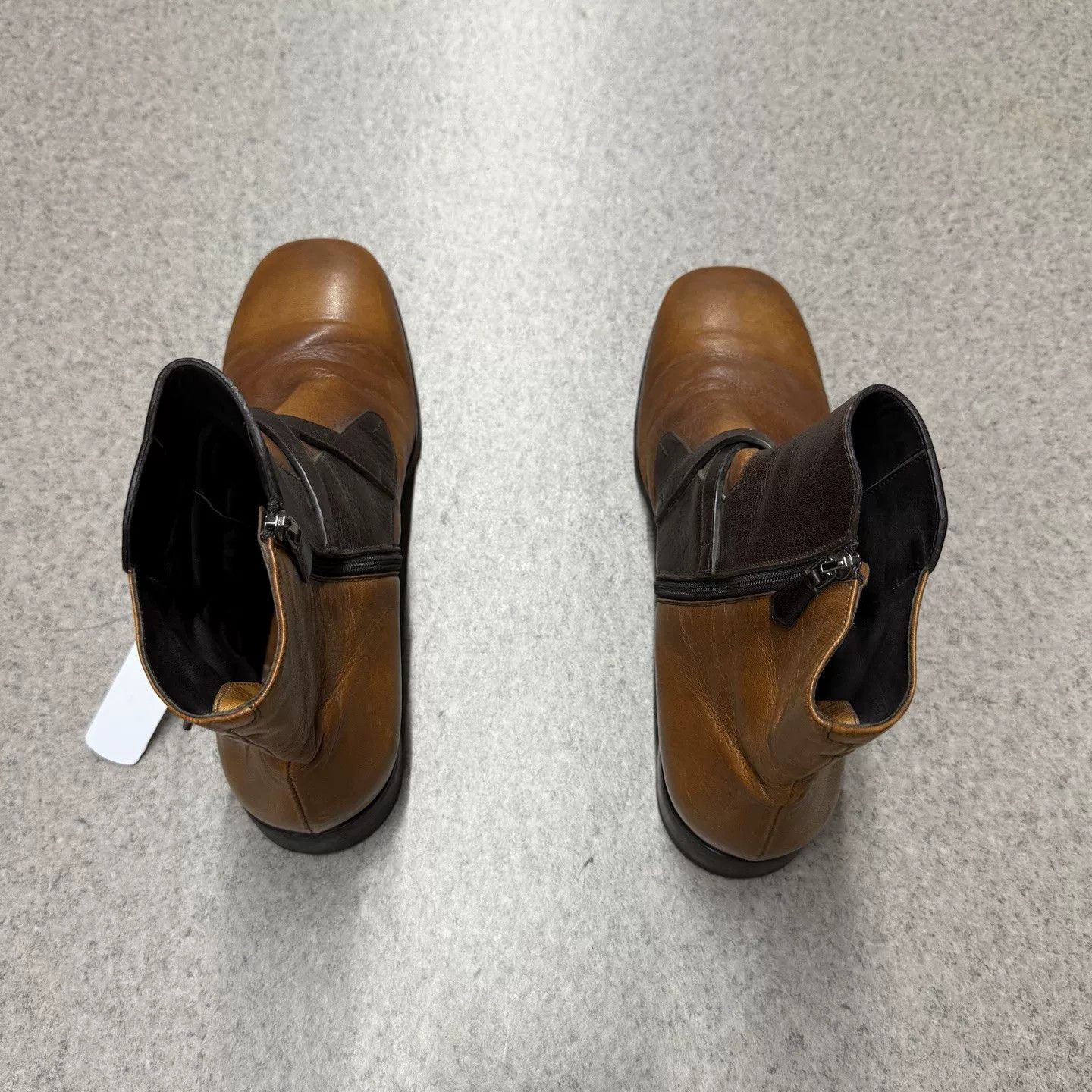 Prada Prada Brown Leather Chelsea Boots Size US 10 / EU 43 - 8 Thumbnail