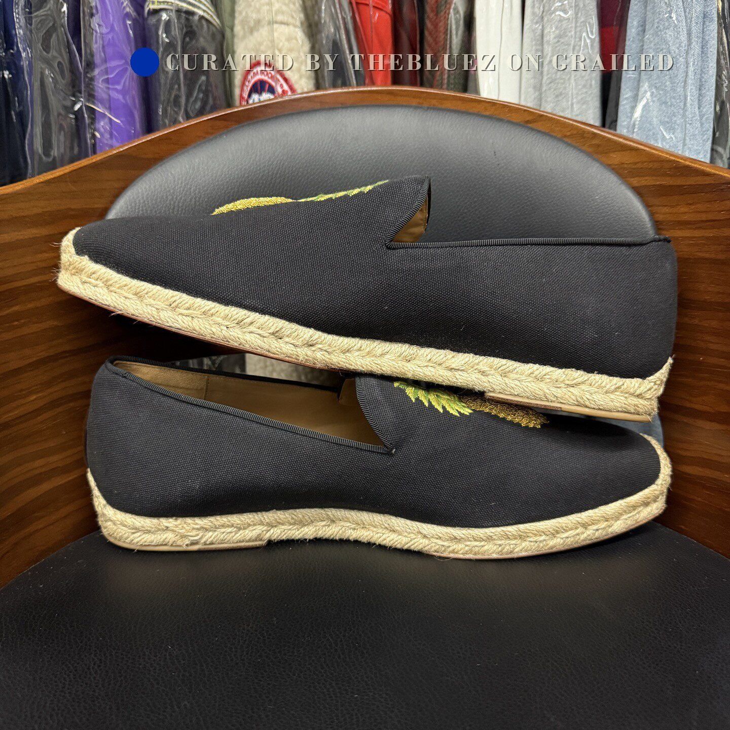 Christian Louboutin Christian Louboutin Black Red Sole Loafers Size US 10 / EU 43 - 7 Thumbnail