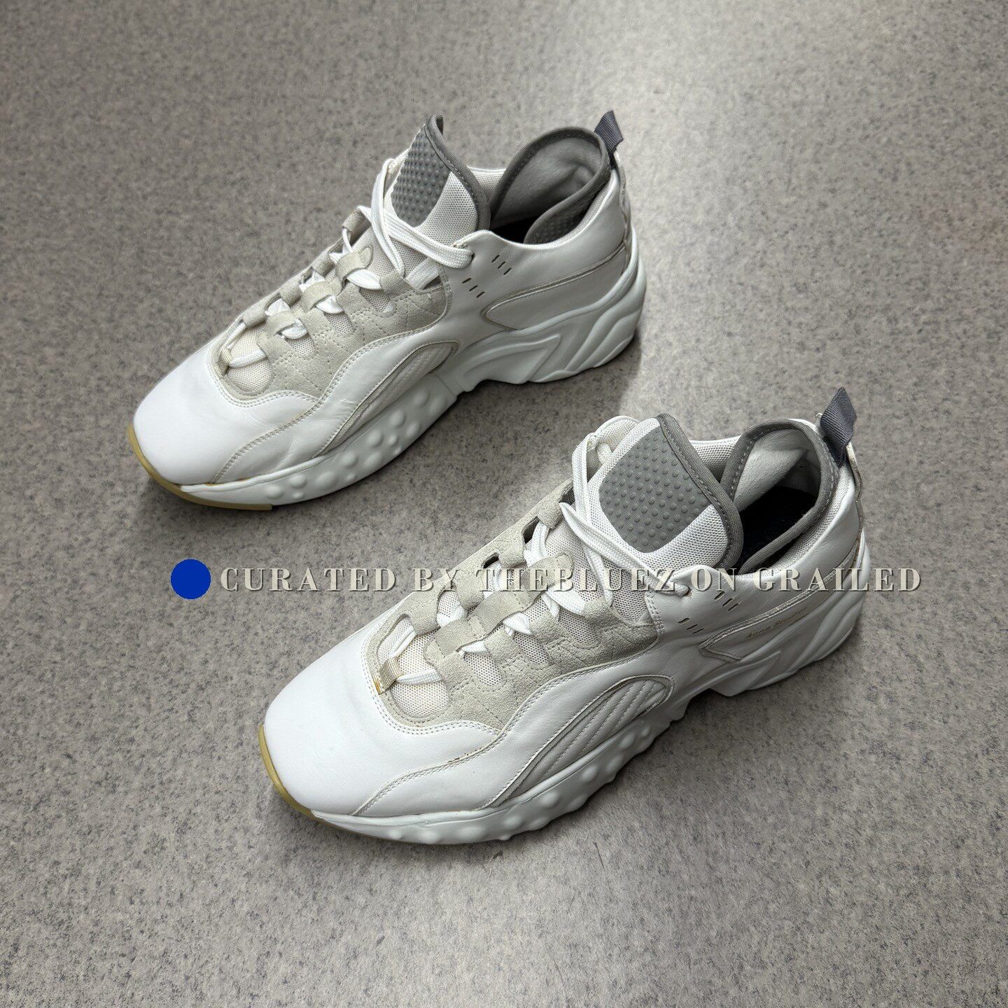 Acne Studios Acne Studios White Low-Top Dad Sneakers Size US 10 / EU 43 - 5 Thumbnail