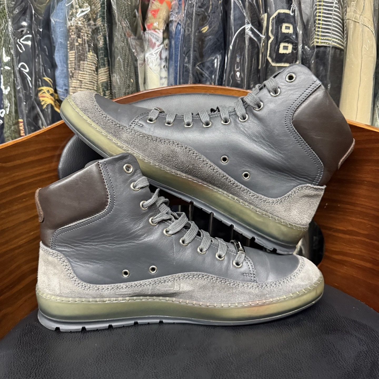 Dior Dior Homme High-Top Leather Casual Shoes Size US 9 / EU 42 - 7 Thumbnail