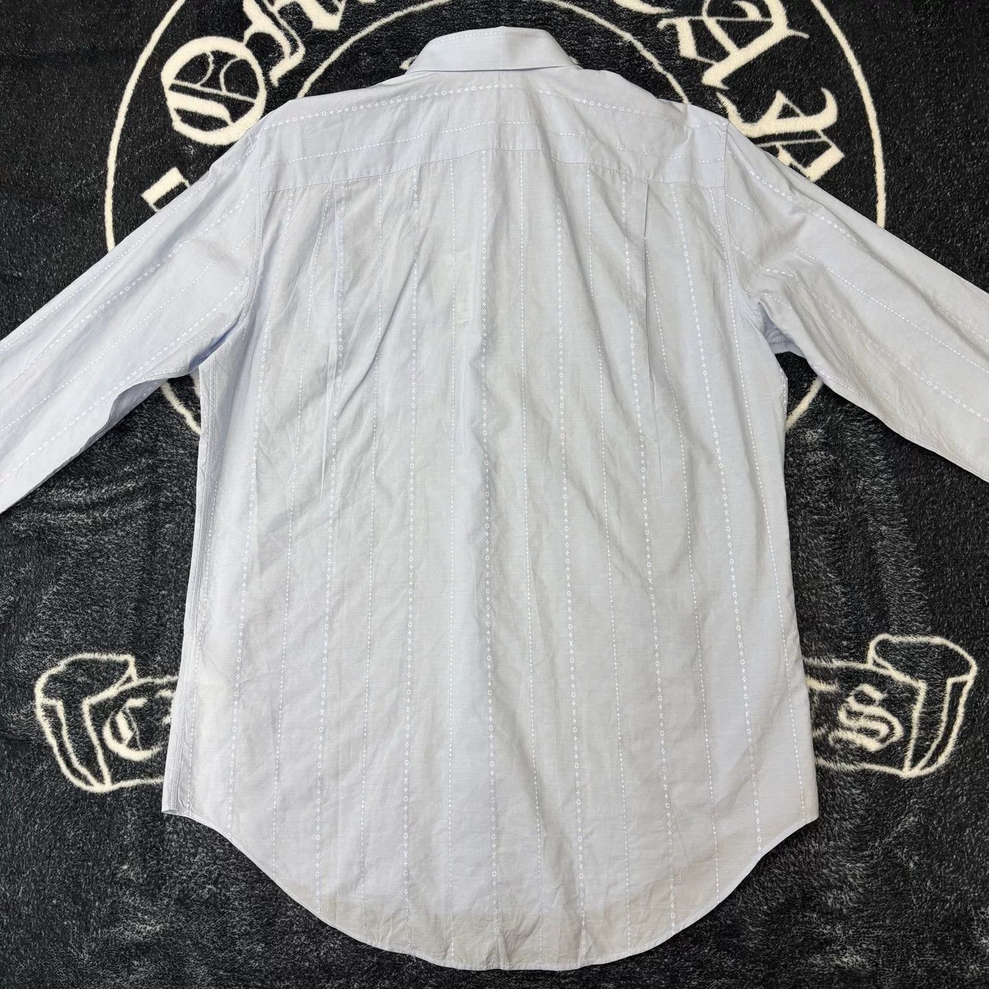 Louis Vuitton LV Light Blue Striped Shirt Size US XXS / EU 40 - 3 Thumbnail