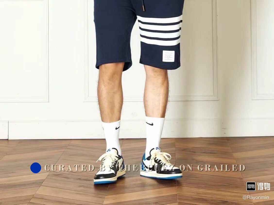 Thom Browne Thom Browne Navy Stripe Shorts Size US 34 / EU 50 - 9 Thumbnail