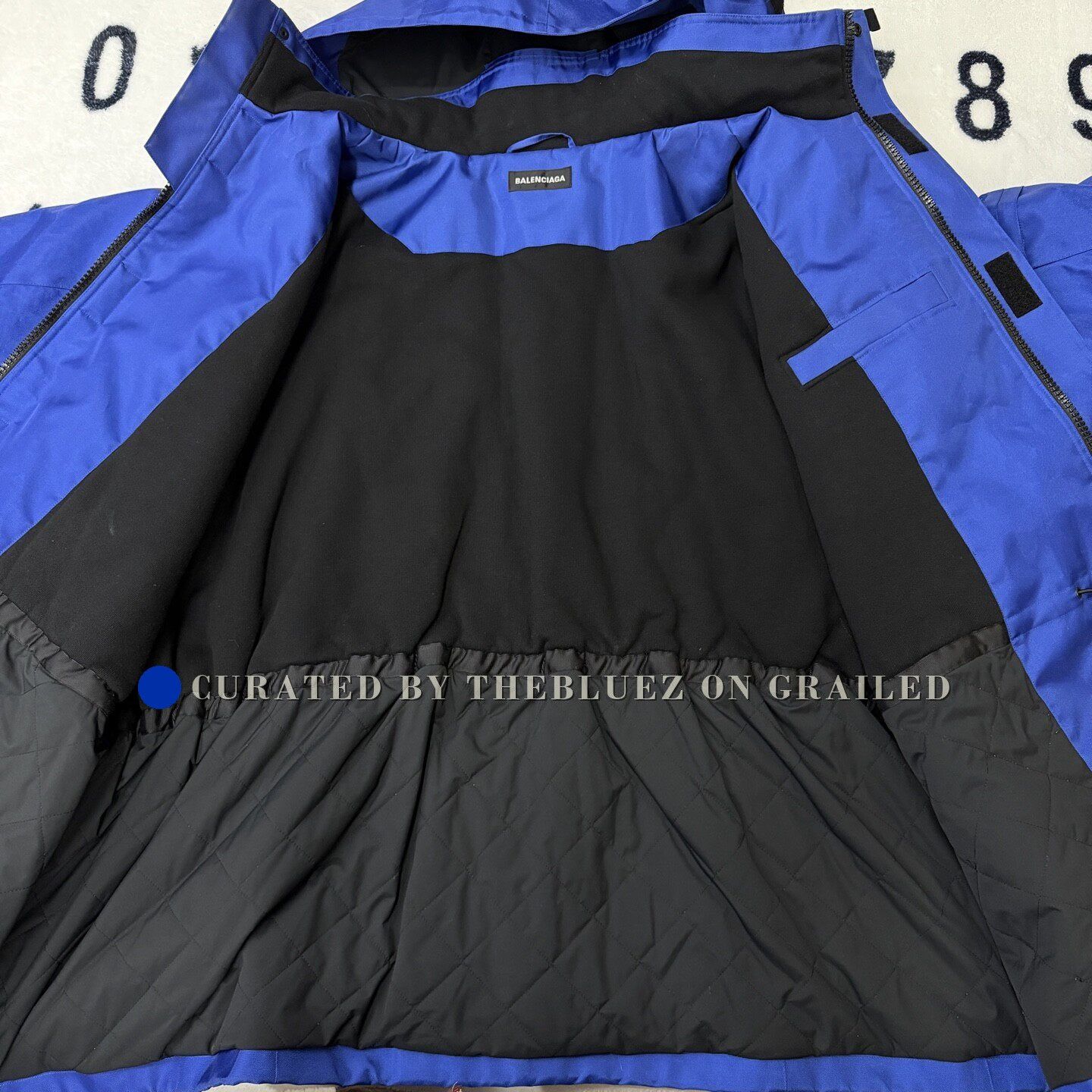 Balenciaga Balenciaga Blue Nylon Coat Size US S / EU 44-46 / 1 - 4 Thumbnail